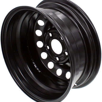 Dorman 939-196 Black Wheel with Painted Finish (15 x 6. inches /5 x 114 mm, 46 mm Offset)