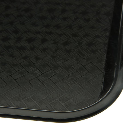 Carlisle CT101403 Café Standard Cafeteria/Fast Food Tray, 10" x 14", Black