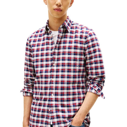 Tommy Hilfiger Mens Long Sleeve Oxford Shirts in R