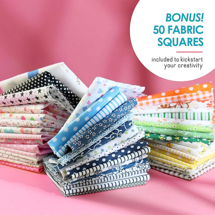 CraftBud Máquinas de coser, azul, juego premium