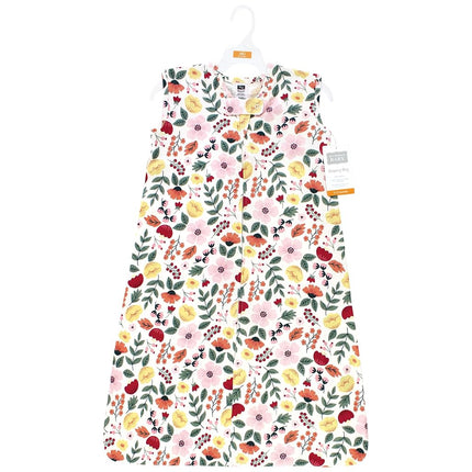 Saco de dormir de algodón sin mangas para bebé unisex Hudson Baby, manta, diseño botánico de otoño, 12-18 meses