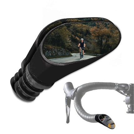 Sprintech Drop Bar Mirror, Black, Pair
