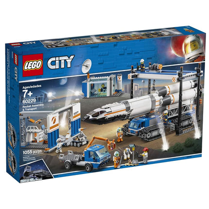 LEGO City Rocket Assembly & Transport 60229 Building Kit, New 2019 (1055 Pieces)