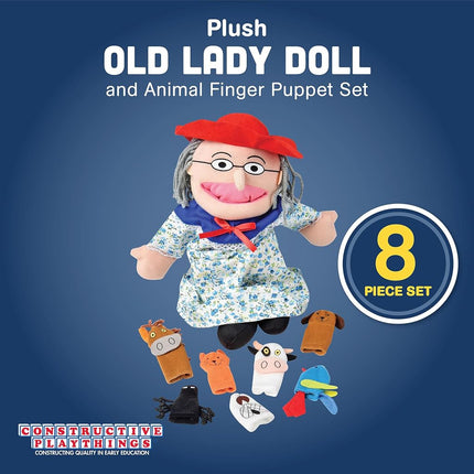 There was an Old Lady Who. Puppet Set