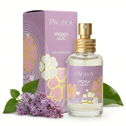 Pacifica French Lilac Spray Perfume – Clean Vegan Floral Fragrance for Women, Fresh-Cut Lilac & Powdery Magnolia Notes, Long-Lasting Romantic Spring Scent, 1 oz