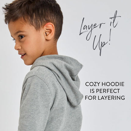 Ensemble sweat à capuche et pantalon de survêtement HonestBaby léger 100 % coton biologique pour tout-petits, bébés garçons, filles, gris chiné (lot de 2), 0-3 mois, gris chiné (lot de 2), 0-3 mois