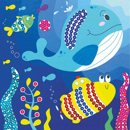 C.S.Kids My Magic World DIY 3-in-1 Sparkle Art Set for Kids (12 Sparkly Creative Arts and Crafts Projects : Glitter/Sequin/Foil Art) Handcraft/Handmade/Creative Art, Multi Colour, BS12