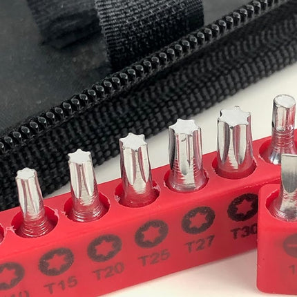 Apollo Tools DT9775 56 Piece Metric Auto Tool Kit in Compact Zippered Case with Most Useful Mechanics Tools