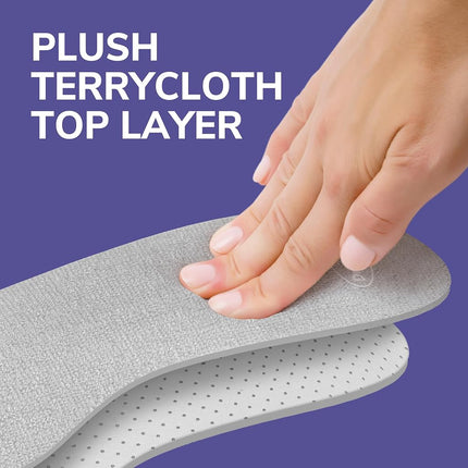 Dr. Scholl's Go Sockless! Cushioning Insoles, Unisex, 3 Pairs, Trim to Fit Inserts