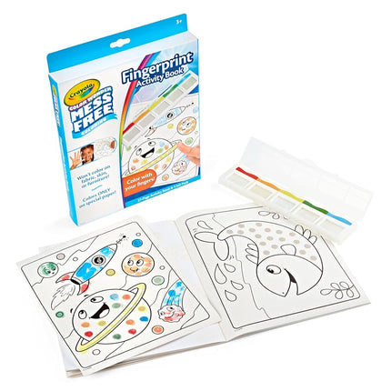 CRAYOLA Color Wonder Mess Free Fingerprint Ink Painting Activity Set, Finger Painting Alternative, Gift for Kids, Age 3, 4, 5, 6