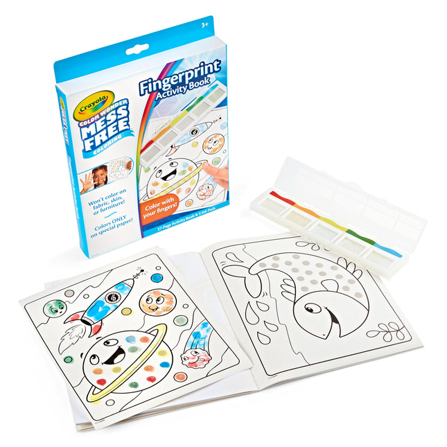 CRAYOLA Color Wonder Mess Free Fingerprint Ink Pai