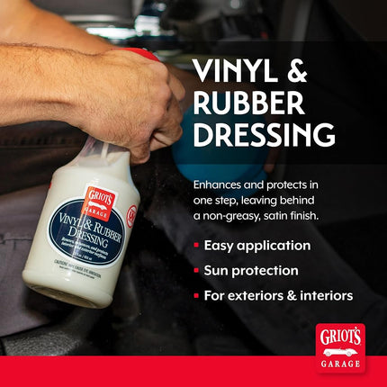 Griot's Garage 10981 Vinyl and Rubber Dressing - 22 oz.