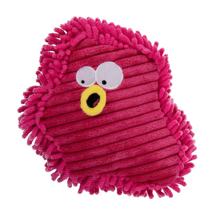 goDog PlayClean Germs Squeaky Plush Dog Toy with O