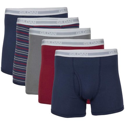 Gildan Men's Boxer Shorts with Short Legs, Multipa
