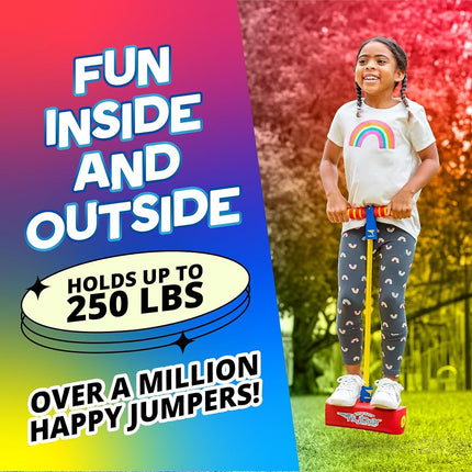 Flybar Jump and Squeak Pogo Stick, Red