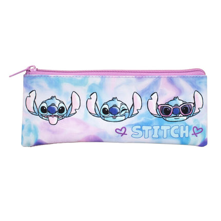Disney Stitch School Bag Set 3 Piece | Lilo and Stitch Backpack With Pencil Case And Water Bottle | Girls Backpacks | Multicolour