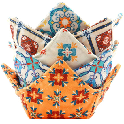 ROGITU Cotton Microwavable Bowl Cozy, Microwave-Sa