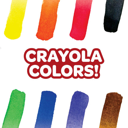 Crayola Washable Watercolor Paint Sets for Kids (12ct), Bulk Classroom Art Supplies for Preschool & Kindergarten, Classroom Learning Activities for Toddlers