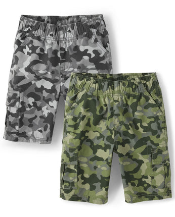 The Children's Place Boys' Pull on Cargo Shorts, G
