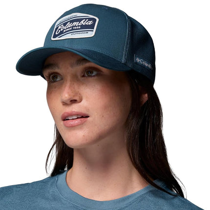 Columbia Unisex-Adult Mesh Ball Cap, Everblue/Authentic Outdoor, L