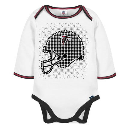 Ensemble 3 pièces pour bébé garçon Gerber NFL (bodysuit, pantalon à pieds et bonnet), Atlanta Falcons, 6-9 mois
