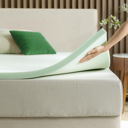 ZINUS 1.5 Inch Green Tea Memory Foam Mattress Topper, Smaller, More Convenient WonderBox Packaging, Pressure-Relieving Layers, CertiPUR-US Certified, Full