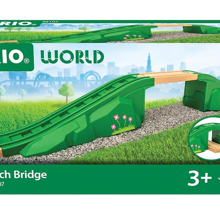 BRIO World - Arch Bridge for Kids Age 3 Years and Up - Train Set Accessories and Add Ons