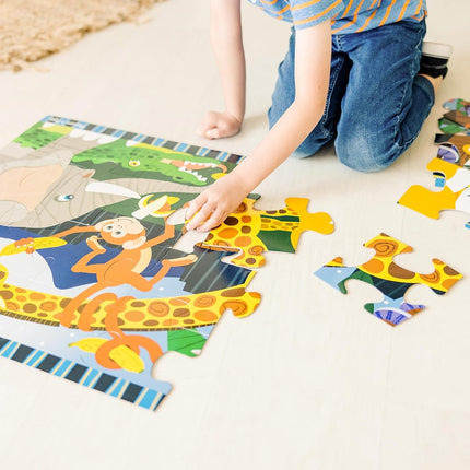 Melissa & Doug Safari Social Floor Puzzle (2'x3')