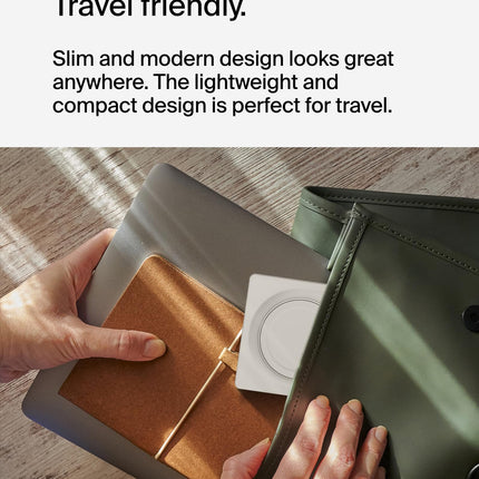 Belkin BoostCharge Pro 2-in-1 Wireless Charging Pad with MagSafe 15W, Fast Charging iPhone Charger Compatible with iPhone 15, 14, 13, and 12 Series, AirPods, and Other MagSafe Enabled Devices - Sand