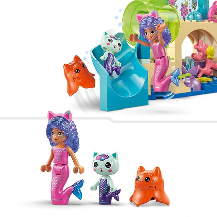 LEGO Gabby's Dollhouse Mermaid Gabby's Aquarium Adventure Toy - incl. a Gabby Mini Doll & MerCat Figure, plus Fun Accessories - Gift for 4+ Year Old Girls & Movie Fans - 11204