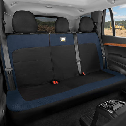 Cat MeshFlex Blue & Black Rear Seat Cover for Car 