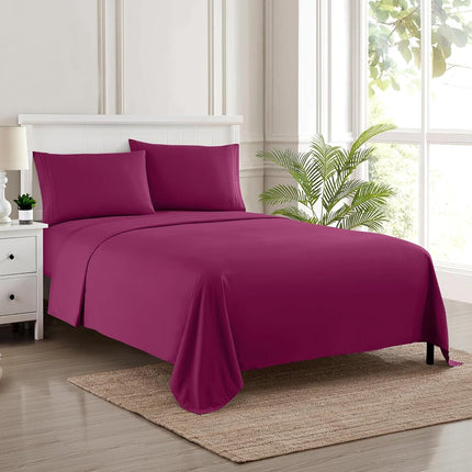 Sweet Home Collection Luxury Bedding Set with Flat