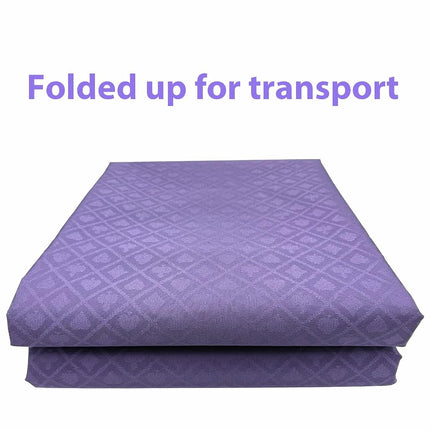 YH Poker 108X60Inch Section of Suited Poker Table Speed Cloth, Purple