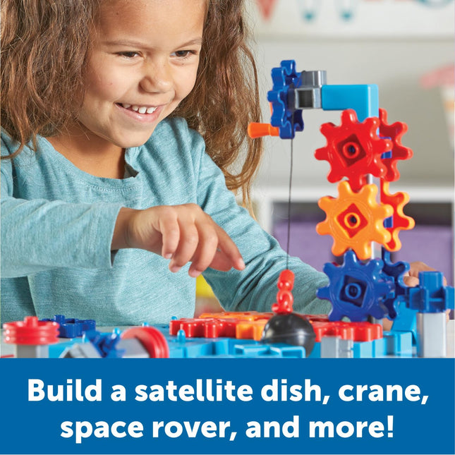 Learning Resources STEM Explorers™ Machine Makers, 60 Pieces, Ages 5+, Build It Yourself Engineering Toys