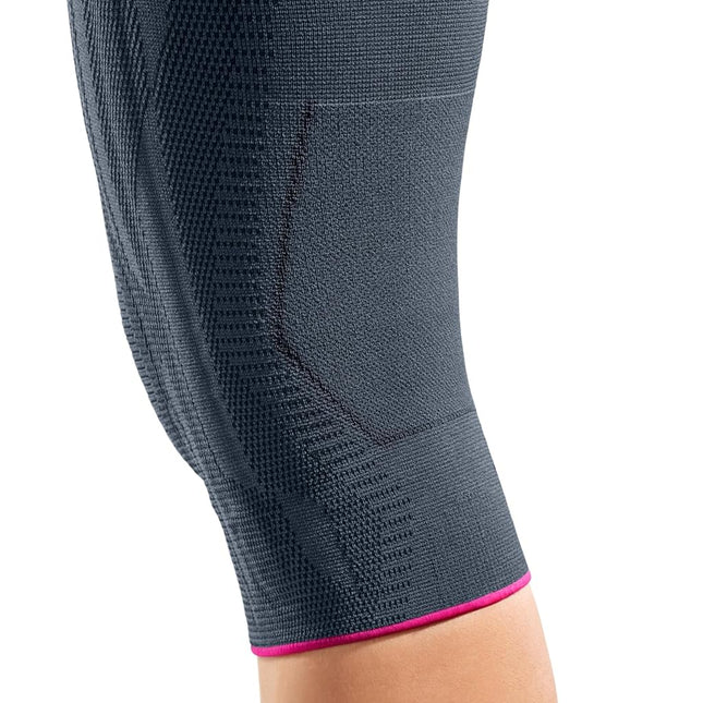 medi Genumedi - Knee Brace Unisex | Silver | Size III | Knee Support with Patella Silicone Ring | Both sides compatible
