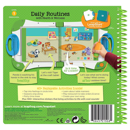 LeapFrog 80-21506E LeapStart Nursery Health and Wellness, Daily Routines Activity Book