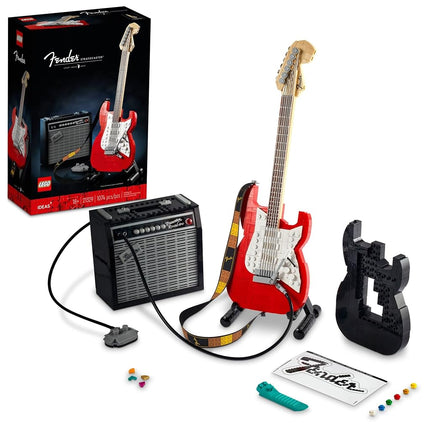 LEGO Ideas Fender Stratocaster DIY Guitar Model Bu