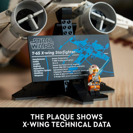 LEGO Star Wars Ultimate Collector Series X-Wing Starfighter 75355 Building Set for Adults, Star Wars Collectible for Build and Display with Luke Skywalker Minifigure, Fun Gift Idea for Star Wars Fans, 6427694