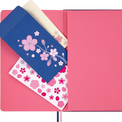 Moleskine Sakura Notizbuch limitiert L/A5, Geb liniert