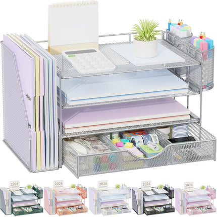 gianotter Paper Organizer with File Holder for Des