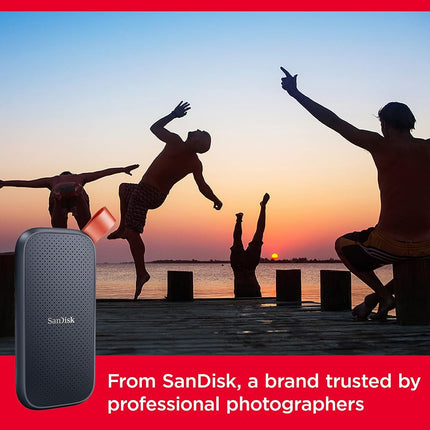 SanDisk Portable SSD 1TB, Up to 800MB/s Read Speeds, Older model, Black