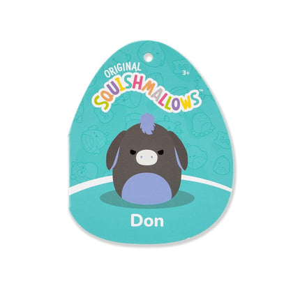 Squishmallows Original 5in Don The Charcoal Donkey � Official Jazwares Plush (Little)