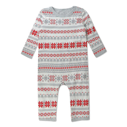 HonestBaby Baby One-Piece Jumpsuit Organic Cotton Romper Coverall Sets, Light Gray Heather, 6-9 Months