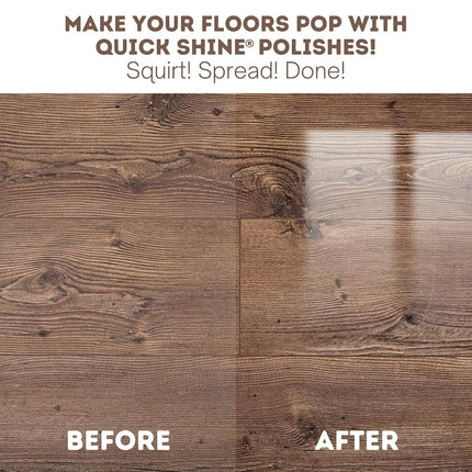 Quick Shine High Traffic Hardwood Floor Luster and Polish, 27 Fl. Oz.