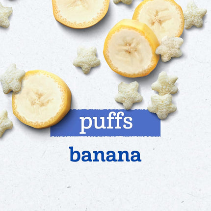 Gerber Graduates Puffs Cereal Snack, Banana, Naturally Flavored with Other Natural Flavors, 1.48 Ounce, 6 Count