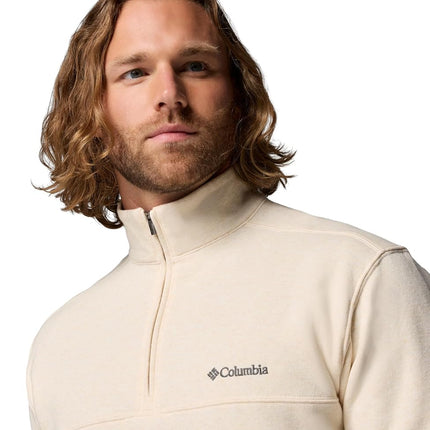 Columbia Men's Tall Size Hart Mountain II Half Zip, Oatmeal Heather, 5XT