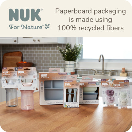 NUK for Nature™ Cuenco con ventosa y tapa