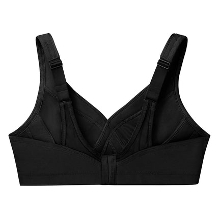 Glamorise MagicLift Seamless Sports Wirefree Bra 1006 (Women's & Women's Plus) Black