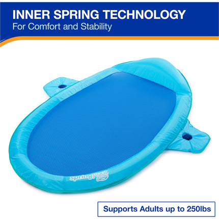 SwimWays Flotador Prémium con Toldo para Sol, Azul