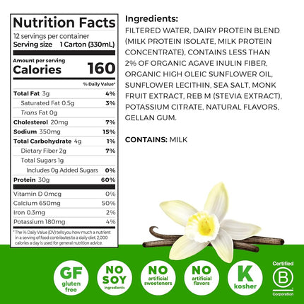 30g High Protein Shake - Vanilla